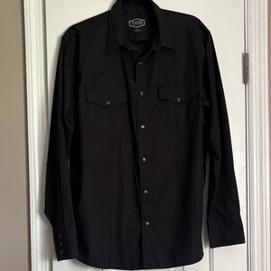 Gibson Men's Classic Black Button Down Shirt